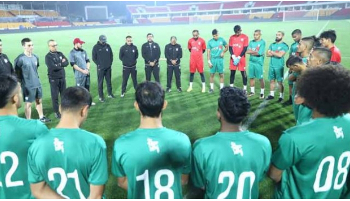 তামিমের সুস্থতা কামনায় শিলংয়ে বাংলাদেশের ফুটবলারদের মোনাজাত