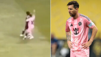 ‘ঘুষি’ মারলেন মেসি? ভিডিওতে ছড়াল আলোচনার ঝড়