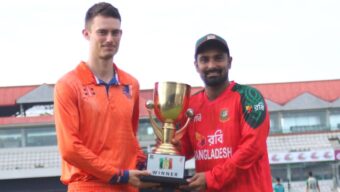 বাংলাদেশ-নেদারল্যান্ডস সিরিজের ট্রফি উন্মোচন