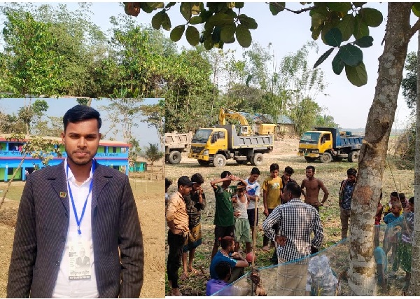জৈন্তাপুরে বেড়িবাঁধ প্রকল্পে চাঁদা দাবি, ছাত্রদল নেতা আটক