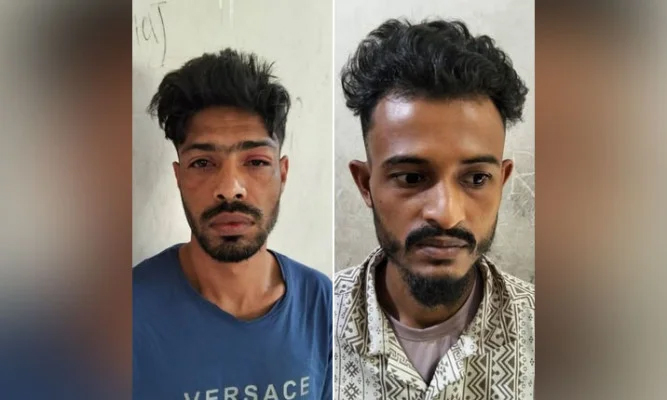 মহাজনপট্রি থেকে দুই ছি/ন/তা/ই/কা/রী আটক