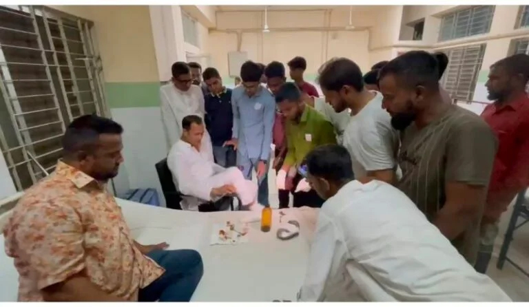 সিলেট-সুনামগঞ্জ মহাসড়কে সং.ঘ.র্ষ, এমপিসহ আ’হ’ত অর্ধশত