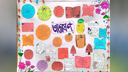 সৃজনশীলতা: মেধার জানান দেয়ালিকায়