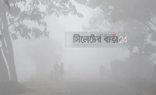 সিলেটে মধ্যরাত থেকে মাঝারি কুয়াশা পড়বে