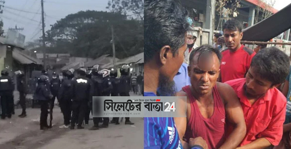 কোম্পানীগঞ্জে কাদের মির্জা-বাদল গ্রুপ মুখোমুখি, সাংবাদিকসহ আহত ৫০