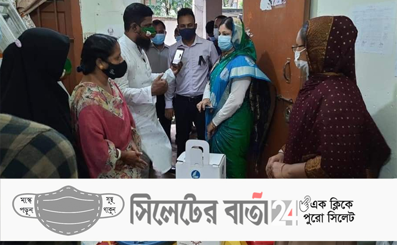 মাধবপুরে করোনার টিকা নিলেন ৭৮০০ জন