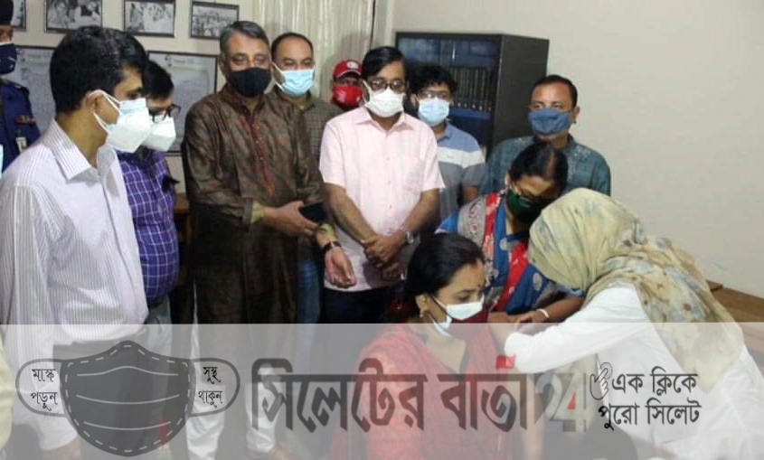 মৌলভীবাজারে গণটিকা কার্যক্রম শুরু
