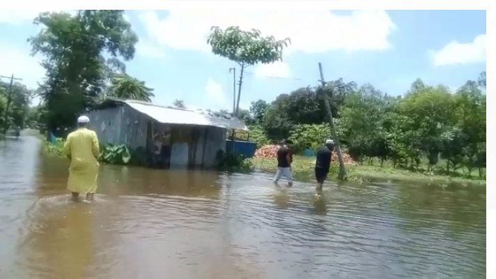 ওসমানীনগরে পানিবন্দী দেড় লাখ মানুষ: ত্রাণের জন্য হাহাকার