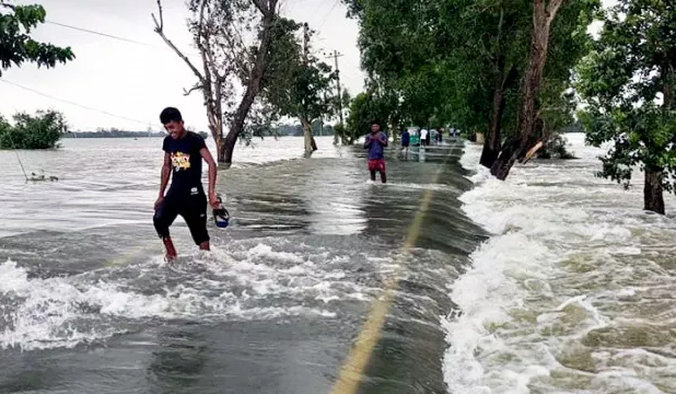 সিলেটে নামছে ‘ভারতের ঢল’ বন্যা পরিস্থিতি অবনতির শঙ্কা