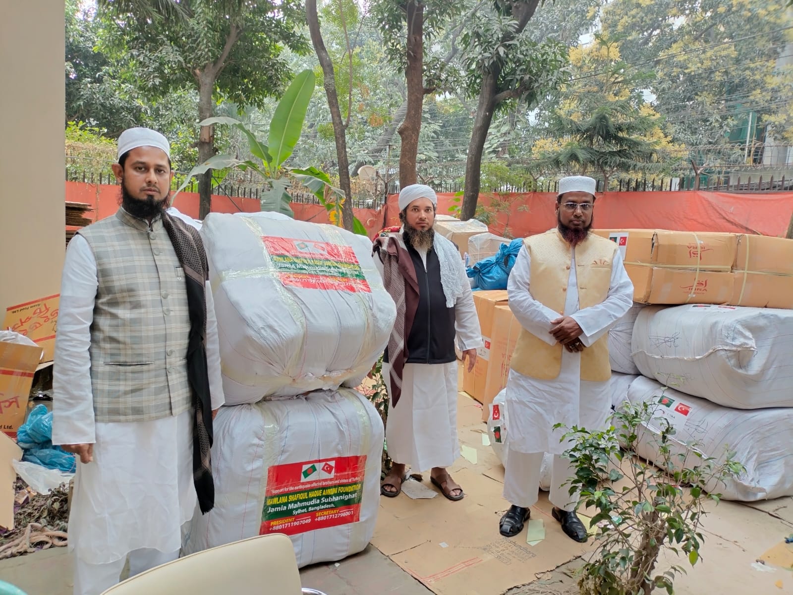 তুরস্কের ভূমিকম্প দুর্গতদের পাশে দাঁড়ালো মাওলানা আমকুনী ফাউন্ডেশন