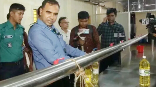 ঢাকায় তৈরি নকল সয়াবিন তেল বিক্রি হয় সিলেটে