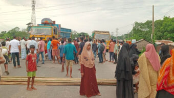 ঢাকা-সিলেট মহাসড়ক অবরোধ
