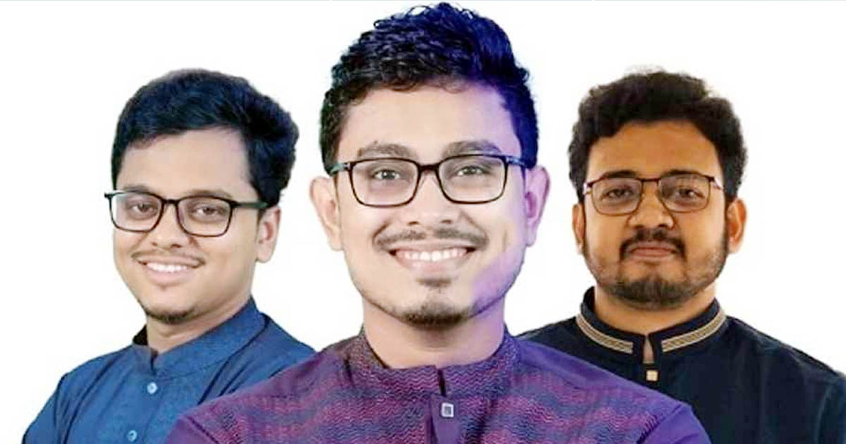 ডাকসু নির্বাচনে জয়ী শিবিরের সাদিক-ফরহাদ-মহিউদ্দিন