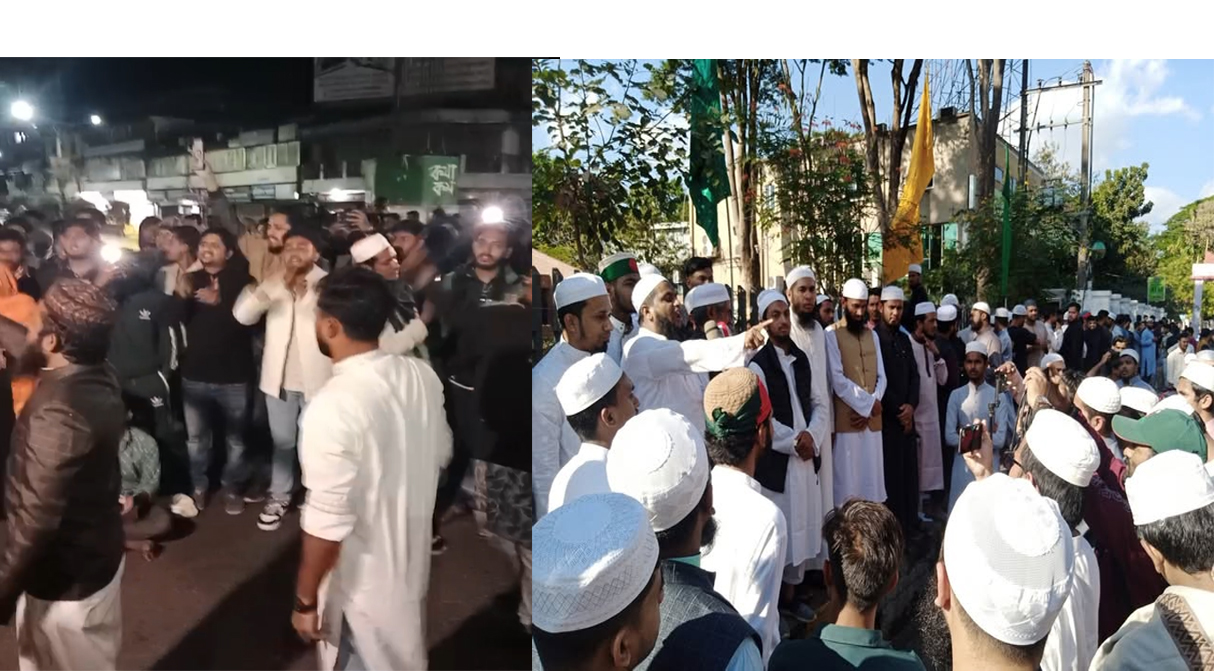 হাদির মৃ ত্যুর খবরে উত্তাল সিলেট