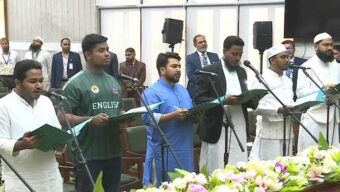 দু’টি শপথ নিয়েছেন এনসিপি’র সাংসদরা