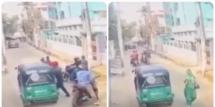 সিলেটে দিনদুপুরে সিএনজি আটকিয়ে ছিনতাই