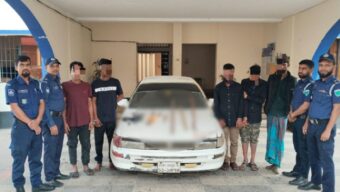 মৌলভীবাজারে ডা কা তির প্রস্তুতিকালে দেশীয় অস্ত্রসহ গ্রেপ্তার ৫