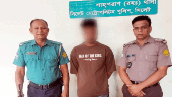 শিবগঞ্জে ভারতীয় মদসহ গোয়াইনঘাটের যুবক আ ট ক