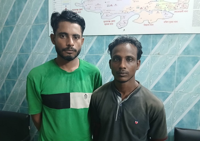 জালালাবাদ থানায় কিশোরী ধর্ষণের দায়ে আটক ২