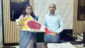 জৈন্তাপুরে নতুন ইউএনও দায়িত্ব নিলেন সুনন্দা রায়