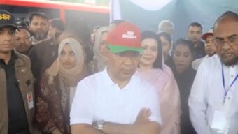 সিলেটে বন্যা নিয়ন্ত্রণ প্রকল্প উদ্বোধন করলেন প্রধানমন্ত্রী