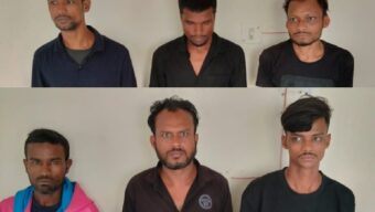 সিলেটে ৭ ছিনতাইকারী গ্রেপ্তার, চাকু উদ্ধার
