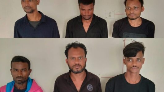 সিলেটে ৭ ছিনতাইকারী গ্রেপ্তার, চাকু উদ্ধার