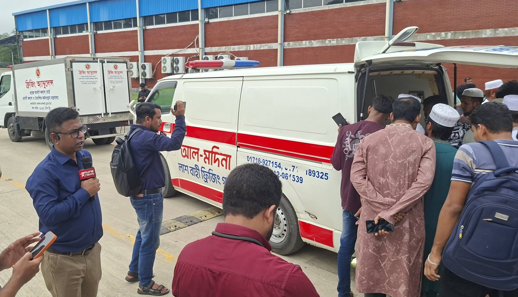 সিলেটে আসলো কাতারে নিহত ৫ প্রবাসীর লাশ