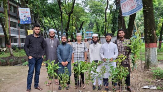 হাফিজ সোসিয়াল ওয়েলফেয়ার ফাউন্ডেশনের বৃক্ষরোপণ কর্মসূচি