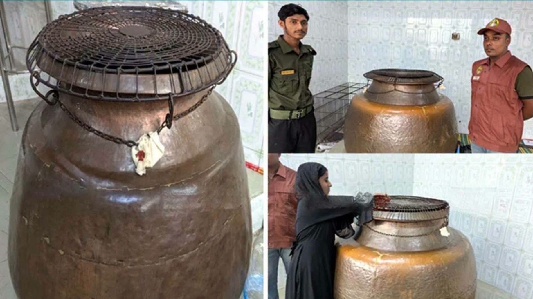 শাহজালালের মাজারের ৩টি দানের ডেগ সিলগালা