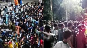 সিলেটে রাতে হঠাৎ সড়ক অবরোধ ছাত্রদের