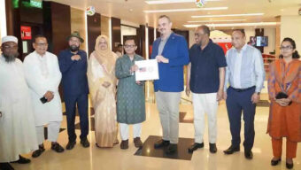 বাণিজ্যমন্ত্রীর সাথে ব্রেন্ট টি ক্রিস্টেনসেনের সৌজন্য সাক্ষাৎ