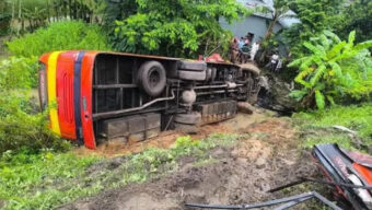 হবিগঞ্জে দুই বাসের মুখোমুখি সংঘর্ষ নিহত ২, আহত ১৫