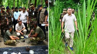 সেনাবাহিনীর গ্রীষ্মকালীন মহড়া পরিদর্শনে প্রধানমন্ত্রী