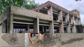 বালাগঞ্জে নির্মাণ শেষ হওয়ার আগেই ছাদে লিকেজ, ভবন নিয়ে উদ্বেগ