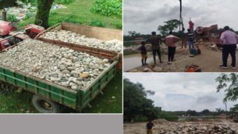 কোম্পানীগঞ্জে ৫ হাজার ঘনফুট পাথর জব্দ
