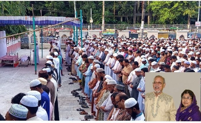 আব্দুস সাত্তার-সুরাইয়া দম্পতির জানাযায় মুসল্লির ঢল, দাফন সম্পন্ন