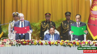 রাষ্ট্রপতির শপথ নিলেন মির্জা ফখরুল ইসলাম আলমগীর
