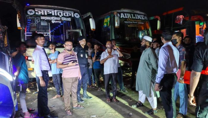 সুনামগঞ্জে স্লিপার বাসের চার পরিবহনকে জরিমানা