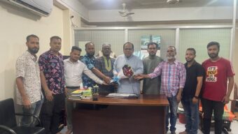 জেলা পরিষদ চেয়ারম্যানের সঙ্গে জাতীয়তাবাদী মুক্তিযুদ্ধ প্রজন্মের সৌজন্য সাক্ষাৎ