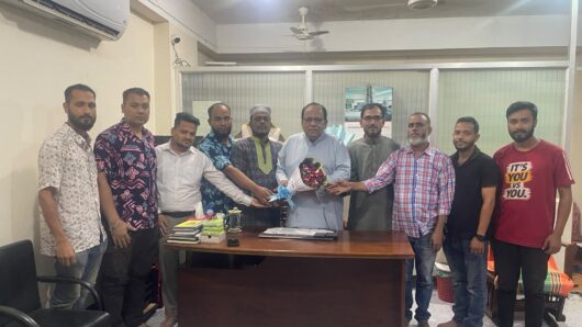 জেলা পরিষদ চেয়ারম্যানের সঙ্গে জাতীয়তাবাদী মুক্তিযুদ্ধ প্রজন্মের সৌজন্য সাক্ষাৎ