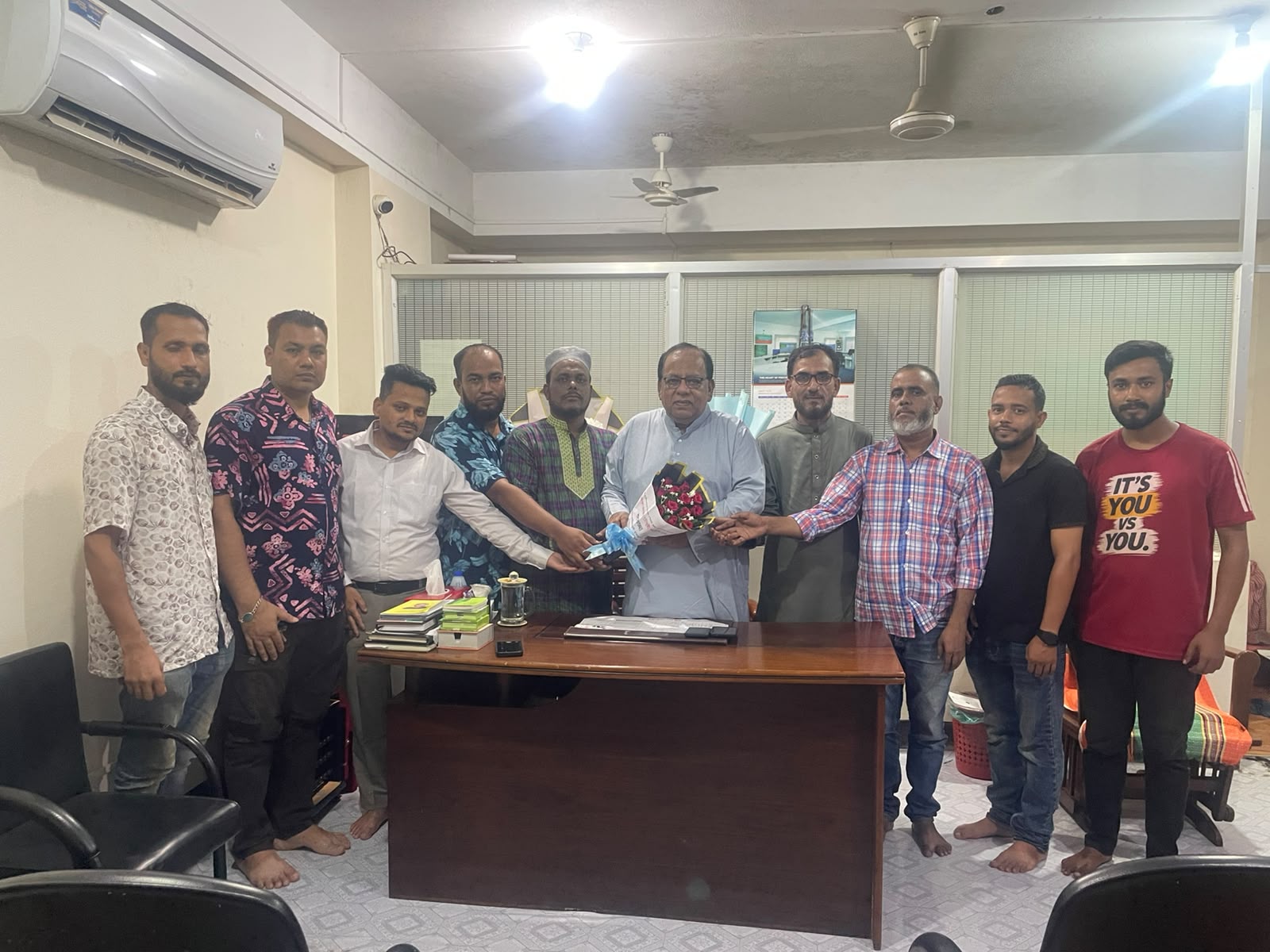 জেলা পরিষদ চেয়ারম্যানের সঙ্গে জাতীয়তাবাদী মুক্তিযুদ্ধ প্রজন্মের সৌজন্য সাক্ষাৎ