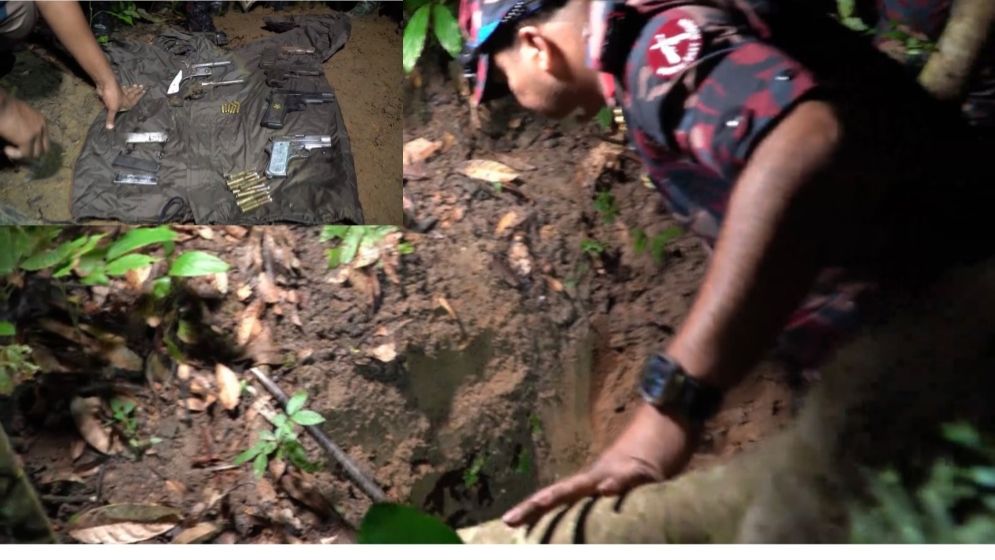 সাতছড়ির মাটির নিচে মিলল পিস্তল-গুলি আর ম্যাগাজিন