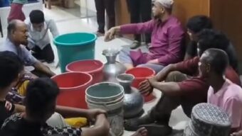 সিলেটে পানির দাবিতে সিটি করপোরেশনে, ভাঙচুরের অভিযোগে আটক ৬