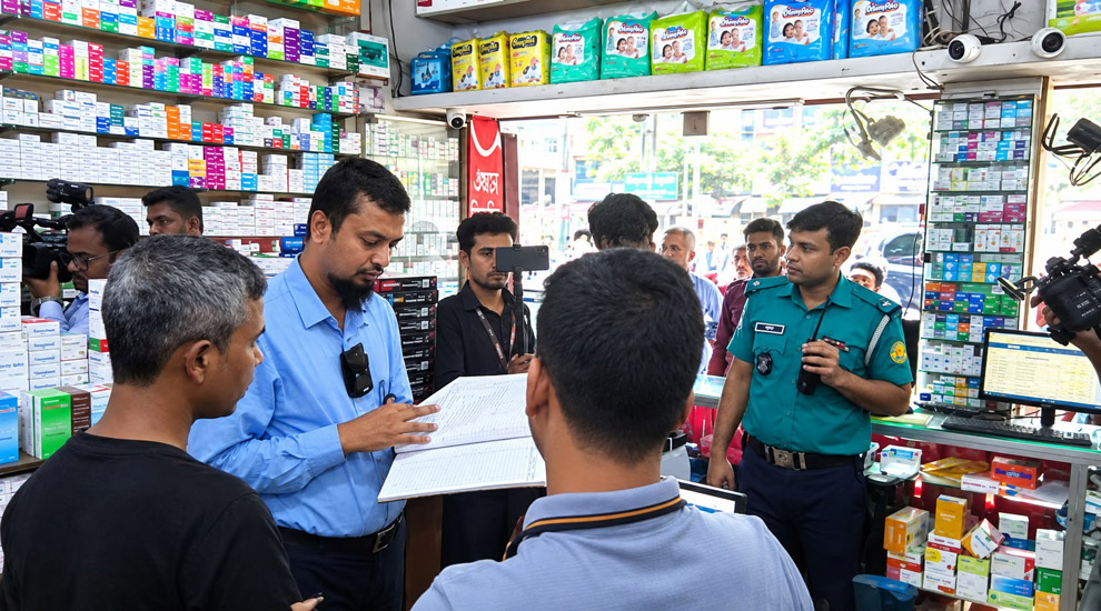 সিলেটে মেয়াদোত্তীর্ণ ওষুধ ‘বিক্রি’, ফার্মেসিকে ৩০ হাজার টাকা জরিমানা
