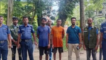 ছড়া থেকে বালু উত্তোলন, দুই যুবককে কারাদণ্ড