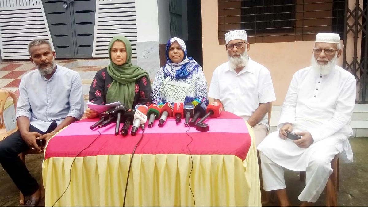 সিলেটে ট্রিপল মার্ডার: সুষ্ঠু বিচার দাবি সন্তানদের